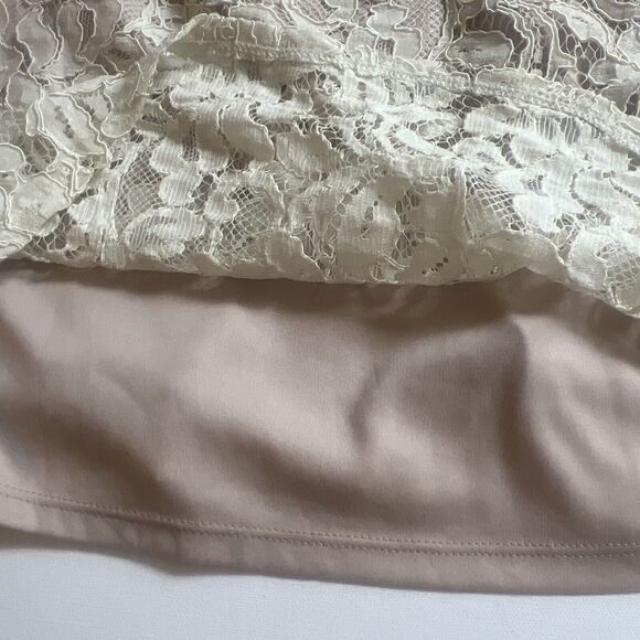 Socialite Set Of 2 Tank Top Camisole Black / Beige All-Lace V-Neck Size Medium - Picture 13 of 13